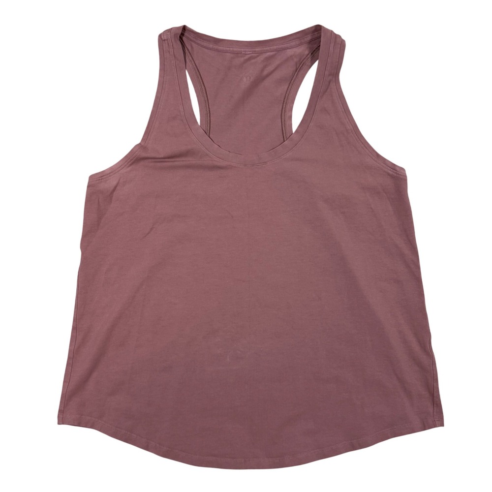 Lululemon Racerback Tank Top Women's‎ Size 10 Mauve Rose Pink Athletic Yoga Gym